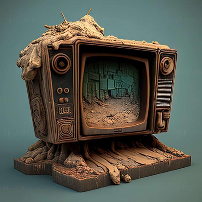 3D модель Мусорная телевизионная игра (STL)